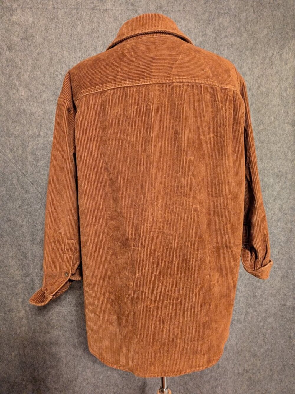 Gap Women's Oversized Corduroy Shirt Camel Tan Petite Med - Picture 4 of 13